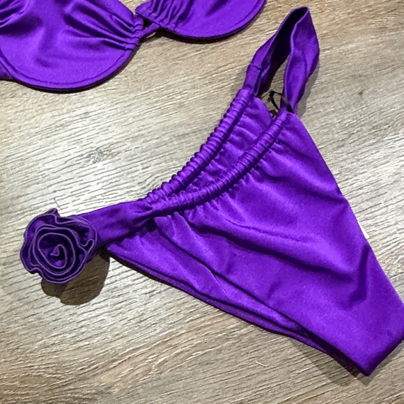 Hard Swimwear Vibrant Purple Bikini Set - Picture 2 of 6
